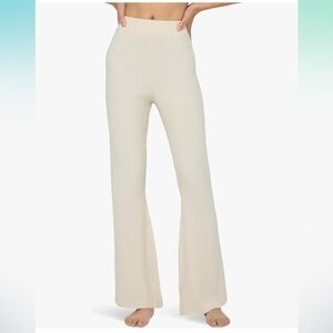 Spiritual Gangster Victoria Cream Flare Pants Medium